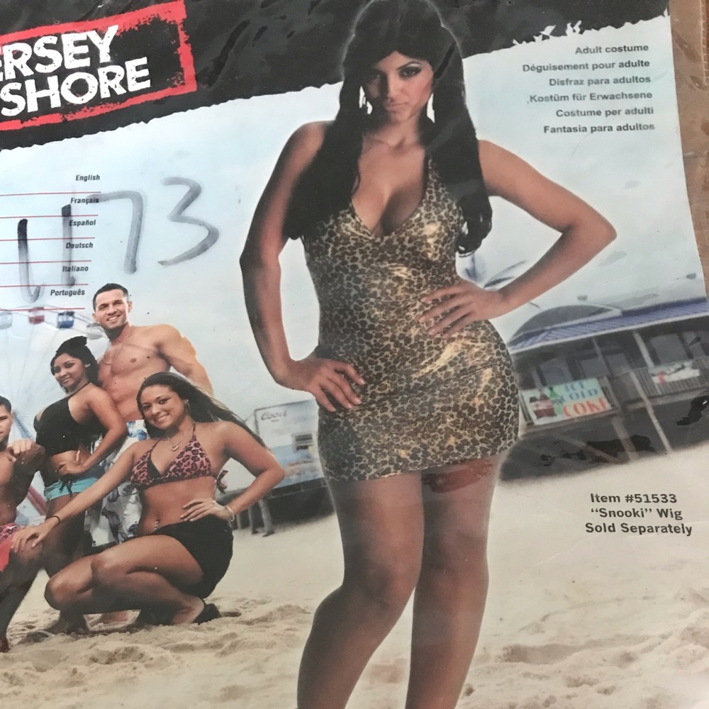 Costume Jersey Shore Snooki halter dress med